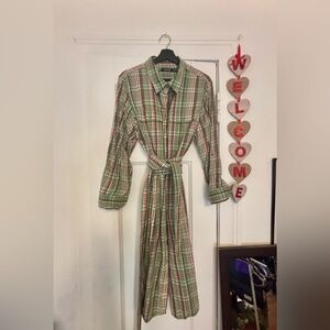 Ralf Lauren Green Plaid Women's Dress